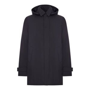 Herno Men Technical Coat With Hood